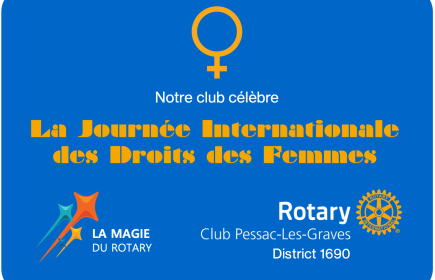 Notre club célèbre la journée internationale des droits des femmes.